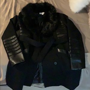 New York and Company black coat